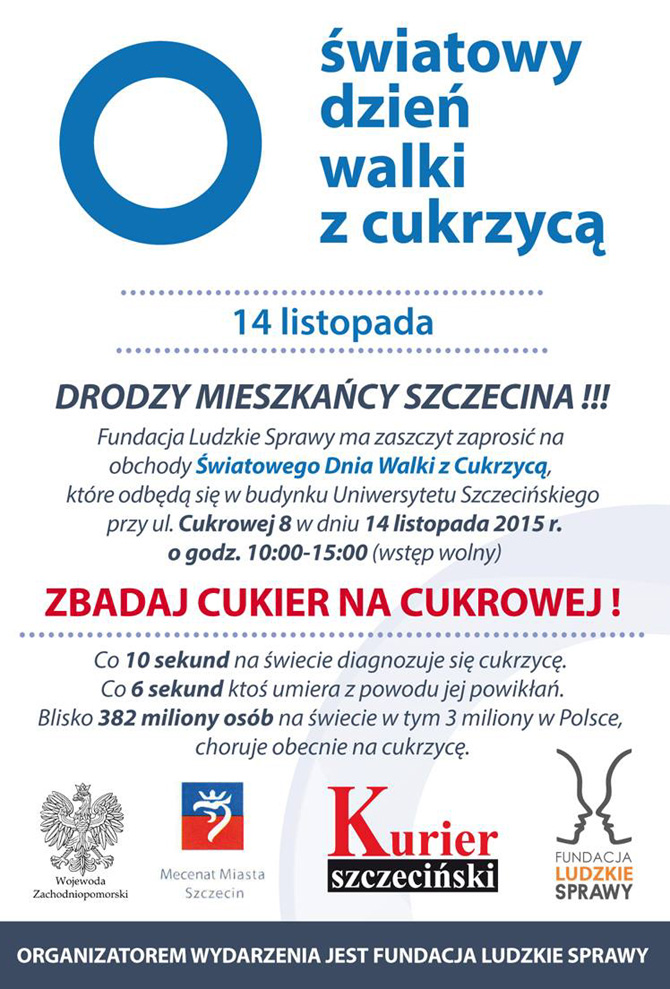 wiatowy Dzie Walki z Cukrzyc w Szczecinie