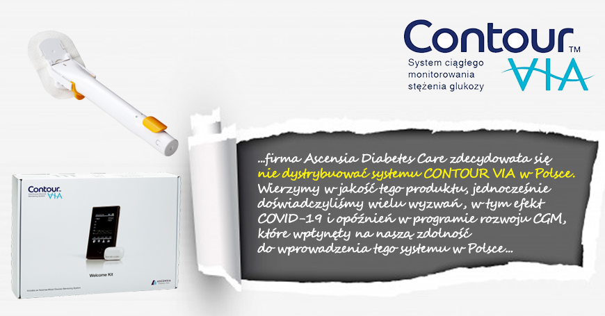 Systemu Contour VIA nie będzie w Polsce! Firma Ascensia Diabetes Care poinformowała o swojej decyzji