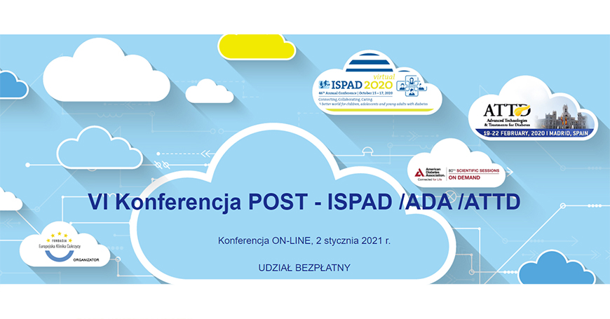 VI Konferencja POST - ISPAD/ADA/ATTD ju 2 stycznia 2021 roku