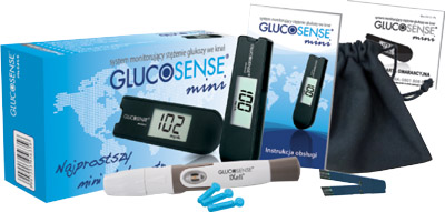 Glukometr Glucosense mini