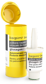 BAQSIMI - pierwszy i jedyny glukagon podawany donosowo