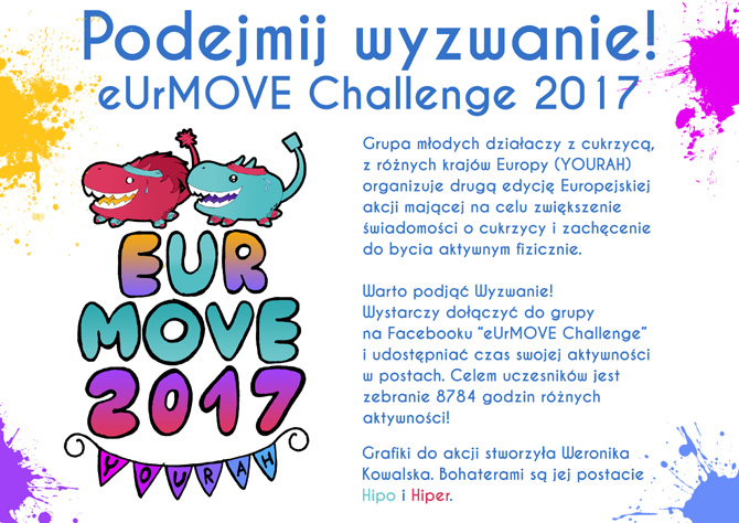 eUrMOVE Challenge 2017 - Podejmij wyzwanie i żyj aktywnie z cukrzycą!