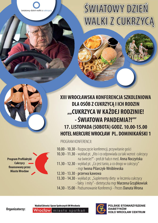 XIII Wrocawska konferencja szkoleniowa dla osb z cukrzyc